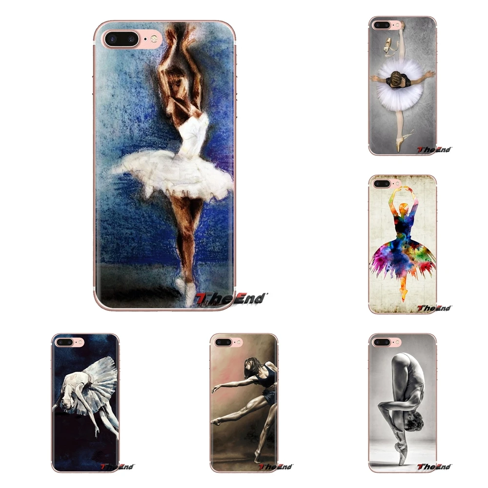 Силиконовый чехол для телефона балетная Танцовщица девочек iPhone XS Max XR X 4 4s 5 5S 5C SE 6