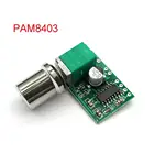 Mini PAM8403 DC 5V 2 канала USB цифровой аудио усилитель плата модуль 2*3 Вт регулятор громкости с измерителем потенциометра