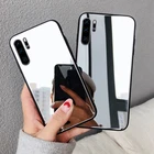 Зеркальный силиконовый чехол для HUAWEI P20 P30 P40 Lite Mate 20 Pro HONOR 20 10i 9 10 Lite 7A 8A 7C 8C 7X 8X 8S, мягкий чехол из ТПУ с покрытием