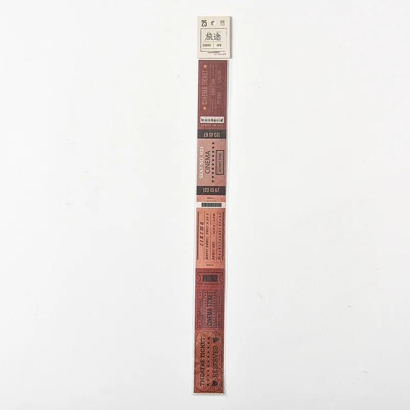 Новые туристические марки васи ленты серии 65*35 мм Васи офисные клейкие наклейки