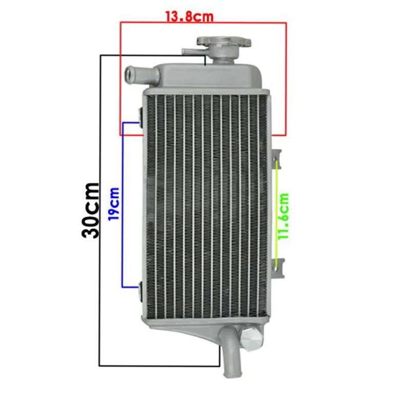 

For Honda CRF450R 2005-2008 CRF 450R CRF450 R Motorcycle Right and Left Engine Aluminium Cooling Radiator