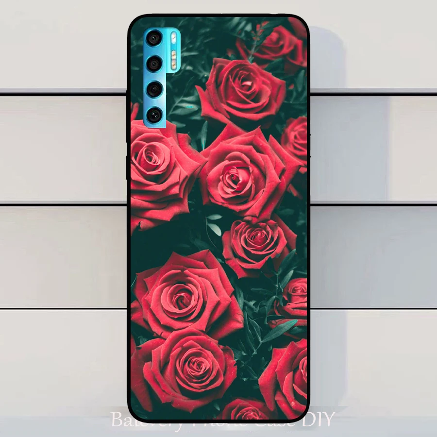 Для TCL 20 PRO Чехол волк Силиконовые чехлы из ТПУ для Pro рисунок с котом сумочка