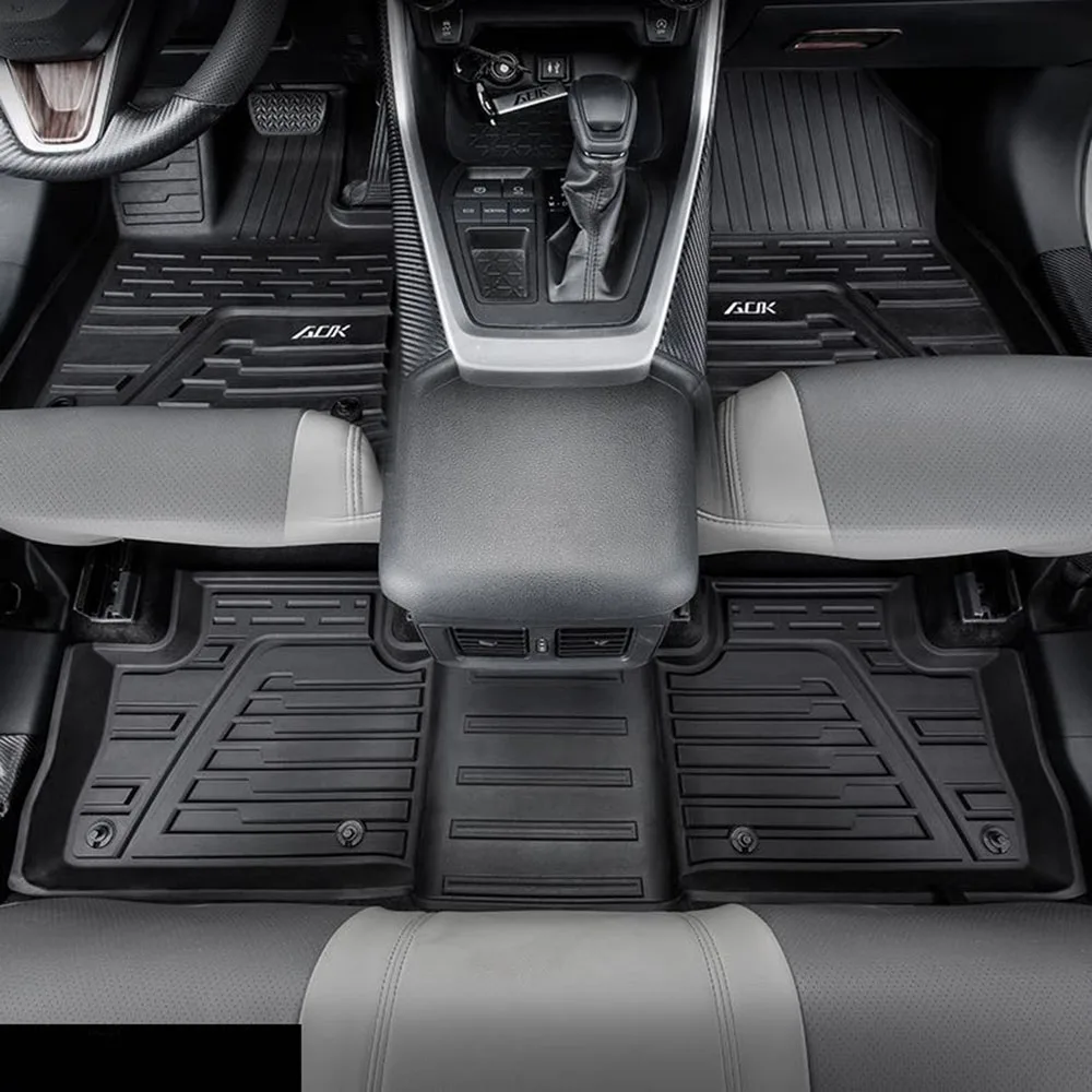 

For Tesla Model 3 2017-2019 TPE Custom Fit All-Weather Floor Mats All-Weather Waterproof and Wearable