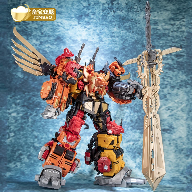 Трансформация Новый Jinbao с обновлением наборы Predaking фигура|Игровые фигурки и