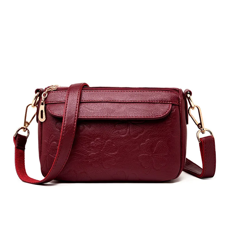 

2019 Hot Sale Handbag New Fashion Small Shoulder Bag Women Messenger Simple soft leather shoulder baglet Bags for Women XZ-041.