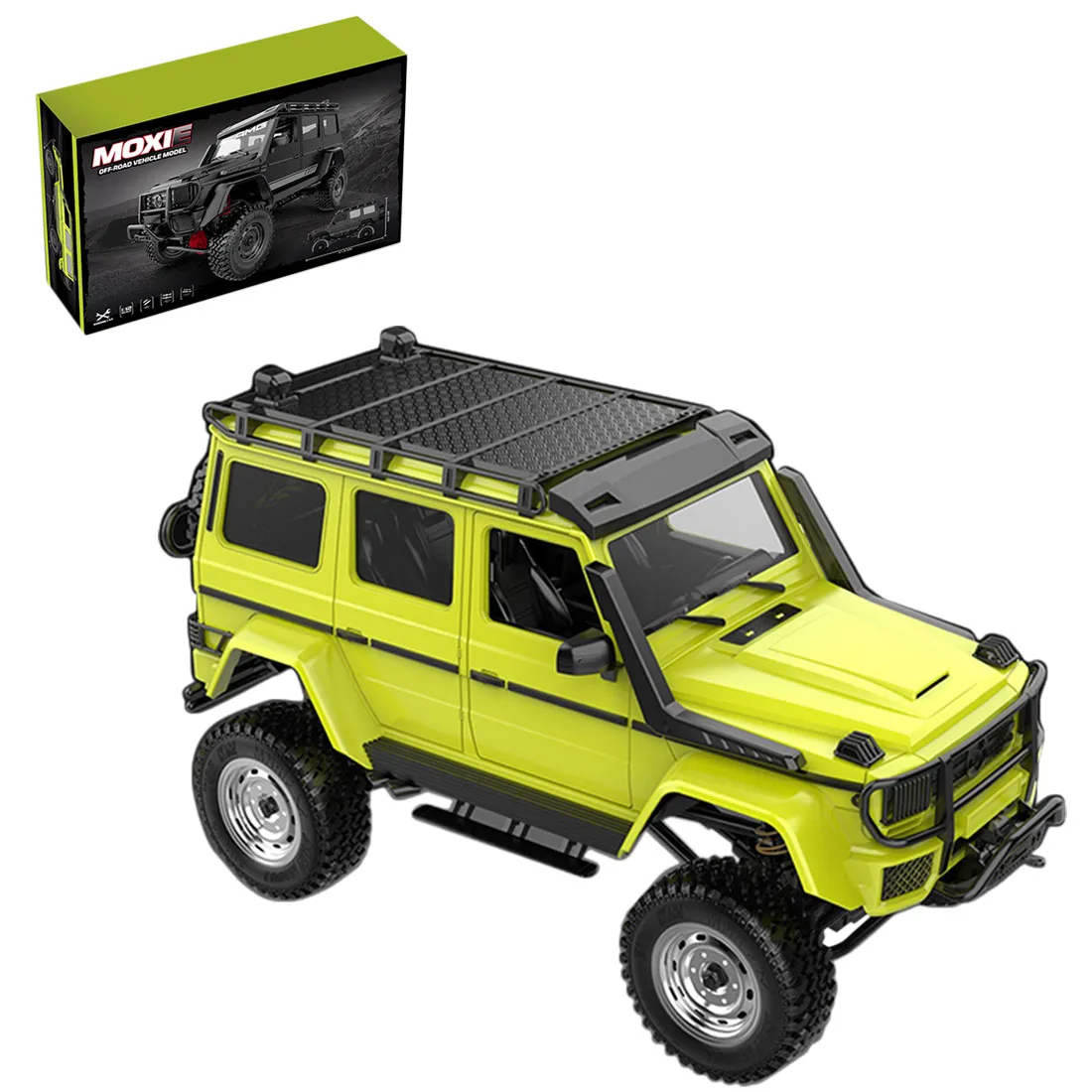 

MN86KS 1:10 2,4G 4WD проводится моделирование 4x4 пульта дистанционного Управление модель автомобиля Нодель здания Наборы-флуоресцентный зеленый