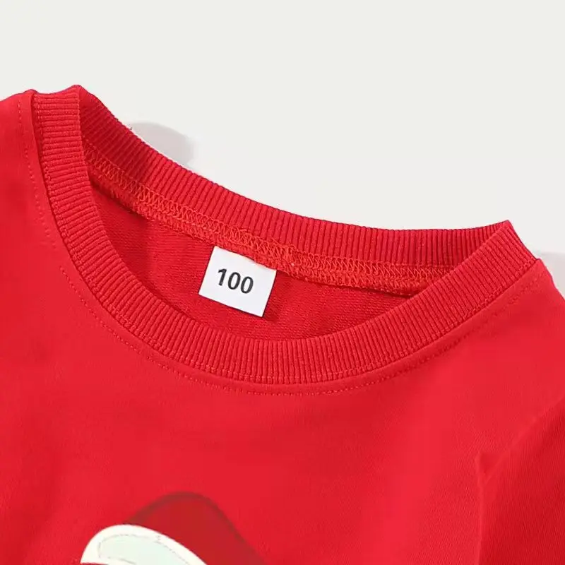 Christmas Sweaters Autumn Family Matching Outfits Daddy Mommy and Me Xmas Sweatshirt Clothes Father Mother Children Cotton Tops