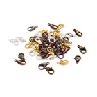Застежки-карабины для ожерелья, браслета, из цинкового сплава, 1000 шт., F70