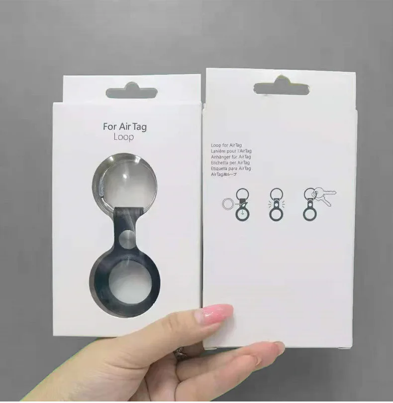 Упаковка на заказ для кожаного чехла Airtag чехол с защитой от потери и