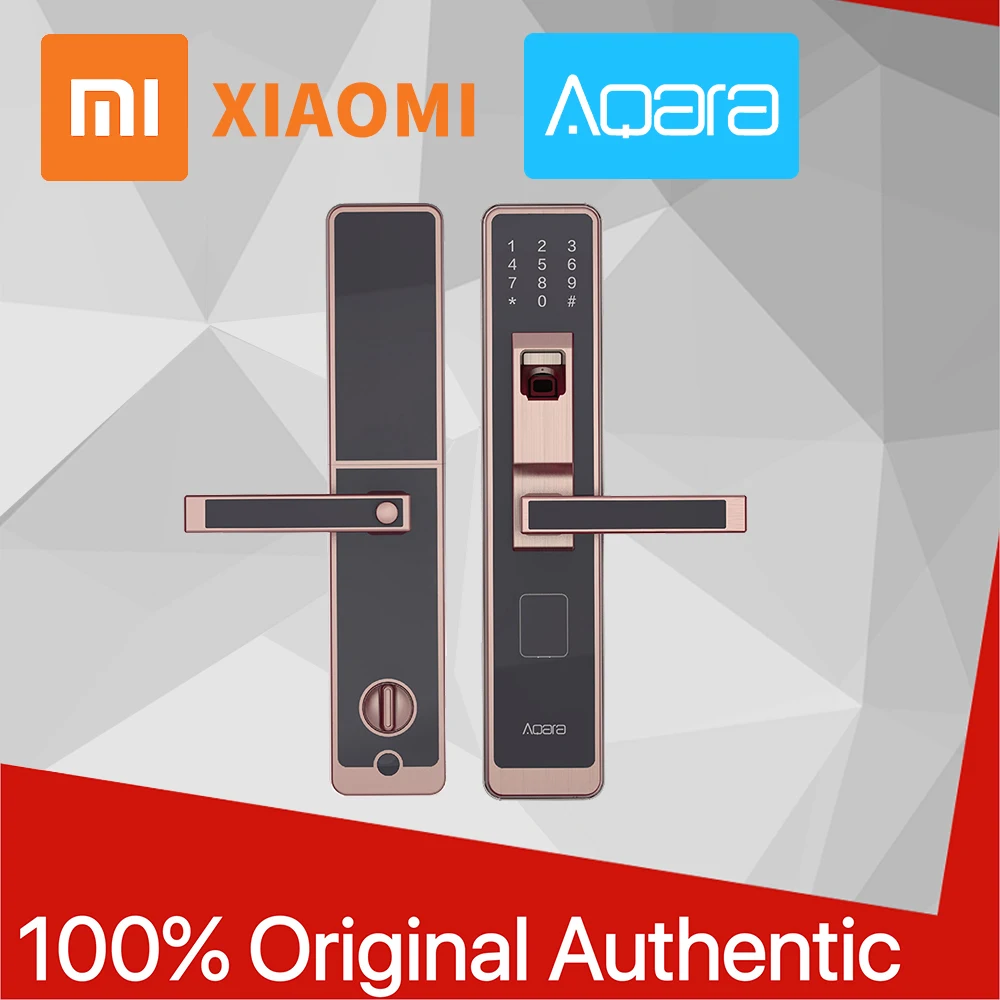 Xiaomi Aqara S1, умный Дверной сенсорный замок, ZigBee соединение для домашней безопасности, анти-писк, дизайн, пароль, отпечаток пальца