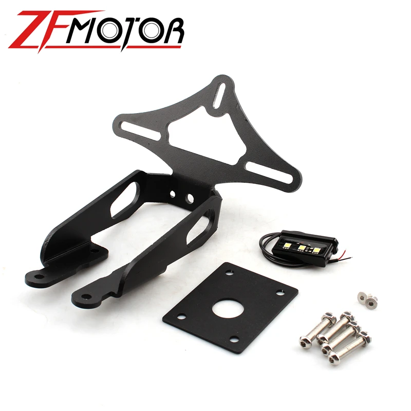 Держатель номерного знака светодиодный светильник для KAWASAKI Z650 2017 2018 2019