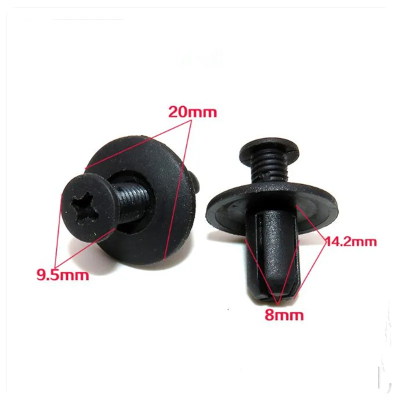 Auto Fastener Clip Car Body Push Retainer Clips For saab 95 ford s max tuning xc60 ford c max seat cordoba skoda superb 3