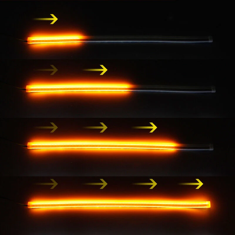 

Replacement Signal Light Strip Accessory Lamp Bulb Slim Amber Flexible LED