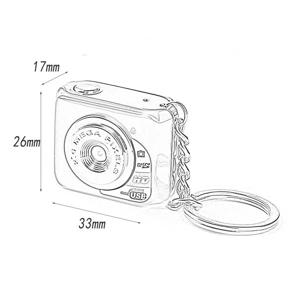 

Portable HD 1280*720 Mini Camera X3 Multifunctional Removable Disc Pc Camera ZW