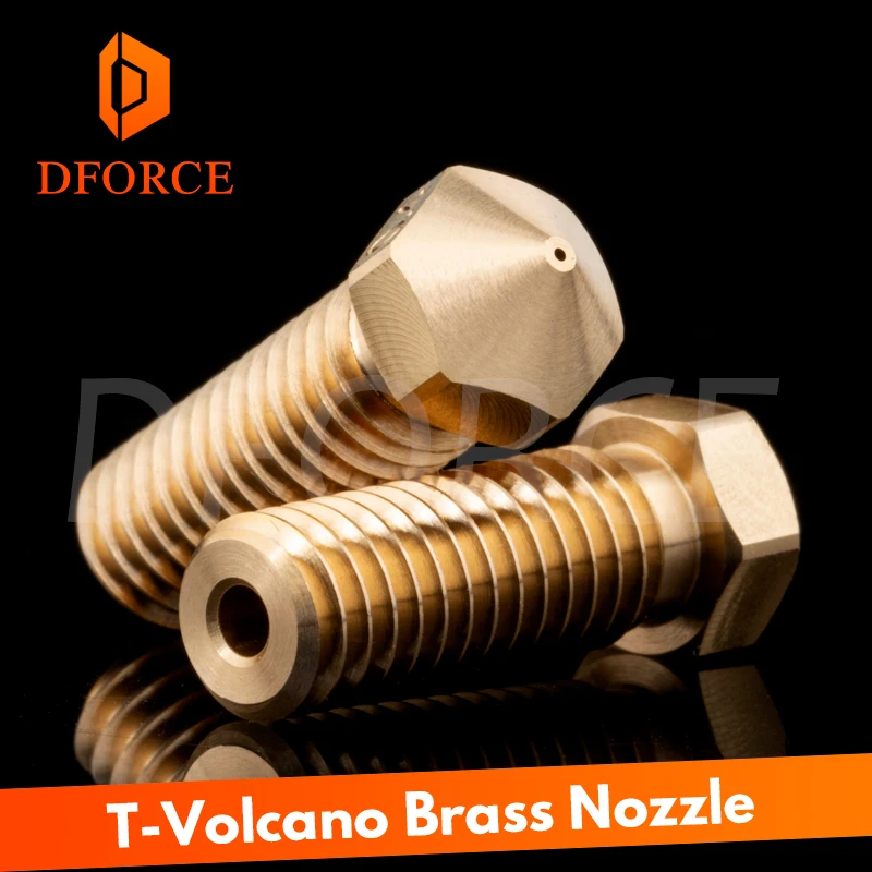 

DFORCE T-Volcano Nozzle 1.75MM Large Flow High quality custom models for 3D printers hotend for Volcano hotend J-head