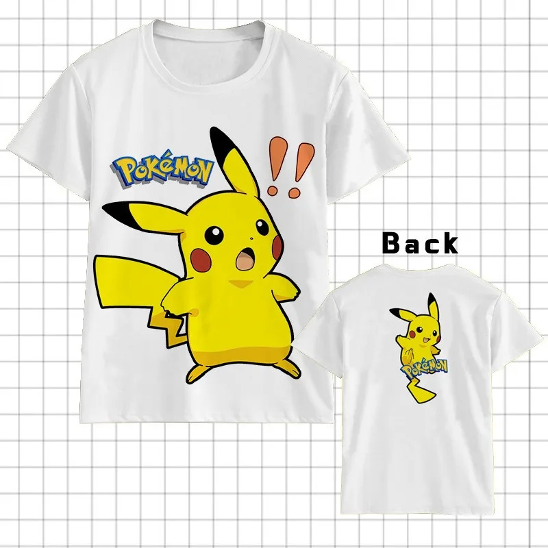 

Pikachu Anime Pokemon 3D Printed T-shirts, Street Fashion,Men Women Children's T-shirts, Oversized O-neck Short Sleeve Top 2021