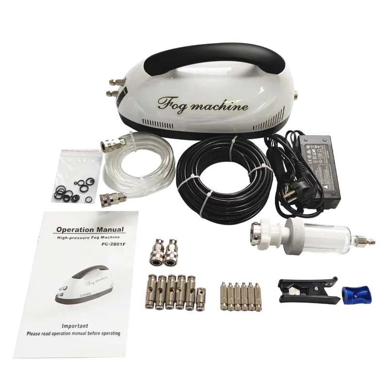 

0.2L High Pressure Misting System Fog machine Portable Water Sprayer Irrigation Kit For Outdoor Patio Cooling Humidification