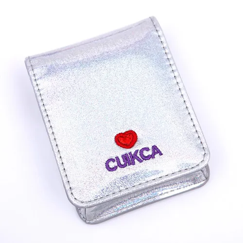 CUIKCA, женские кошельки-органайзеры, женская сумка для помады, блестящая косметичка для путешествий, косметичка для макияжа, чехол для макияжа, косметичка - Цвет: silver
