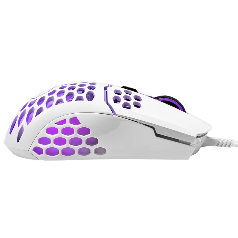 Игровая мышь Cooler Master MM711 60G с легким сотовым корпусом кабелем Ultraweave и RGB акцентами