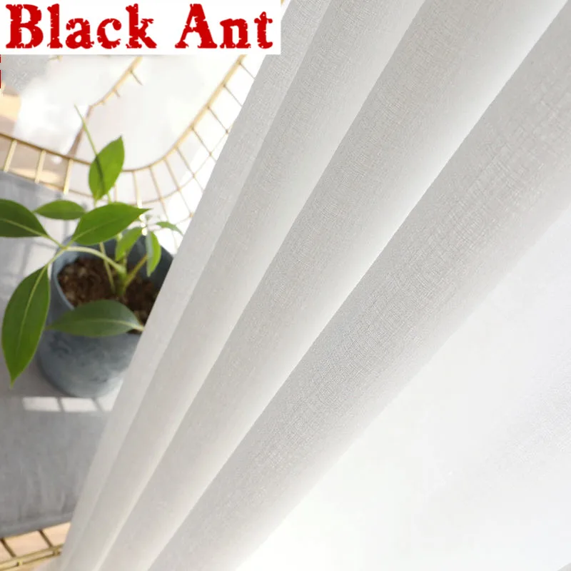 Тюль для кухни современные занавески на окна дома украшение спальни белая