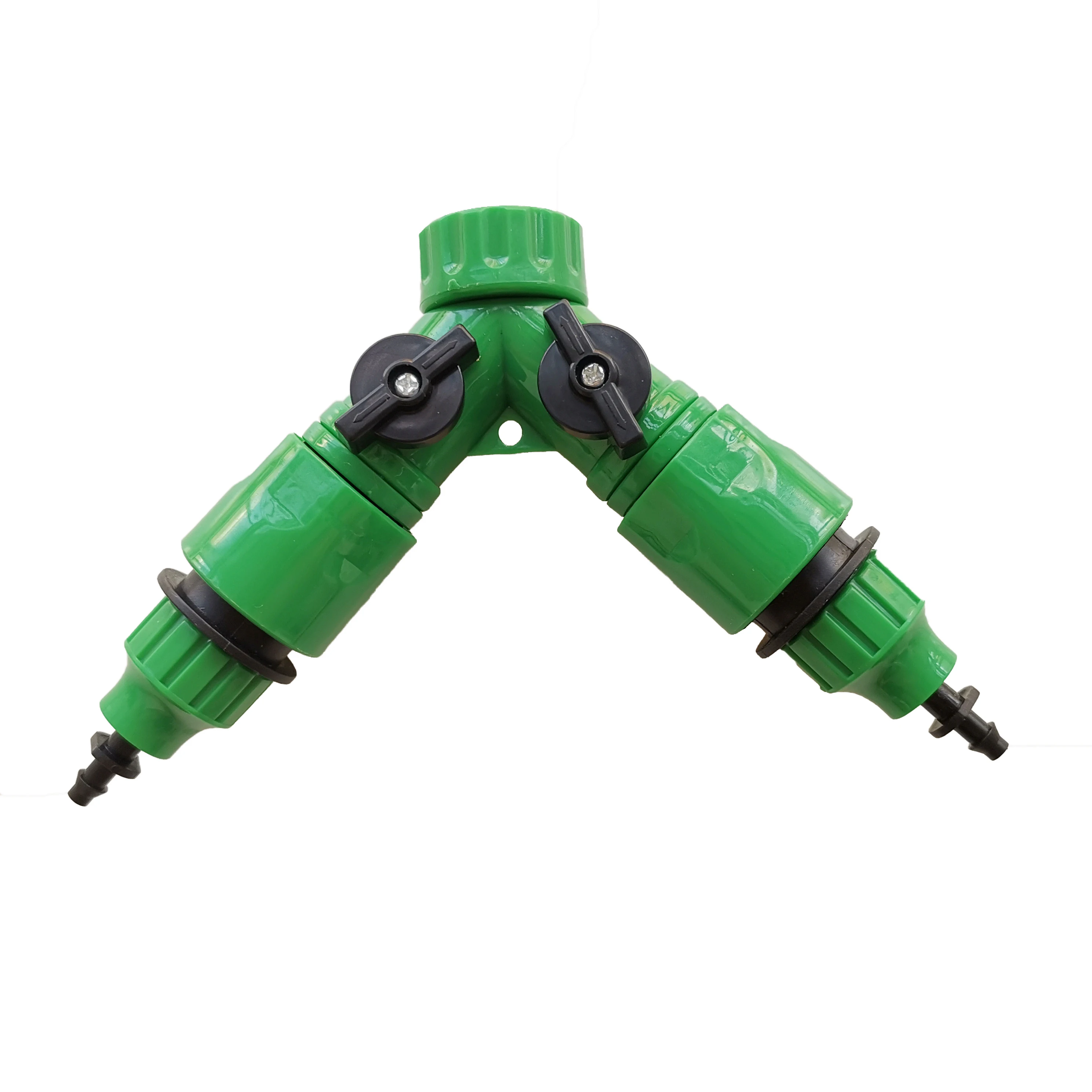 2 ходовой адаптер с быстроразъемным соединителем 1/2 дюйма для садового орошения