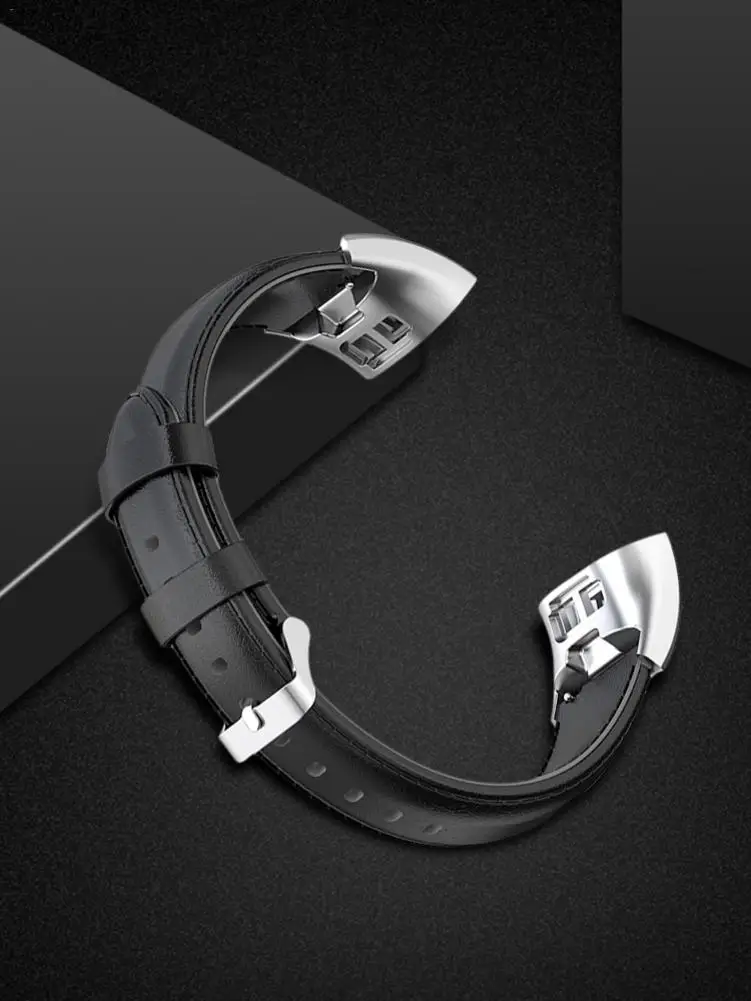 Ремешок для смарт часов спортивный сменный кожаный браслет Huawei 3