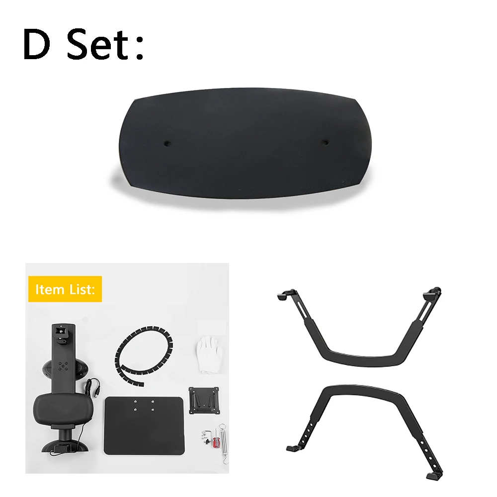 D Set Вращающаяся рама монитора PC Dock Автоматическая подъемная компьютерная подставка для защиты глаз шейного позвонка настольное крепление - Цвет: D Set