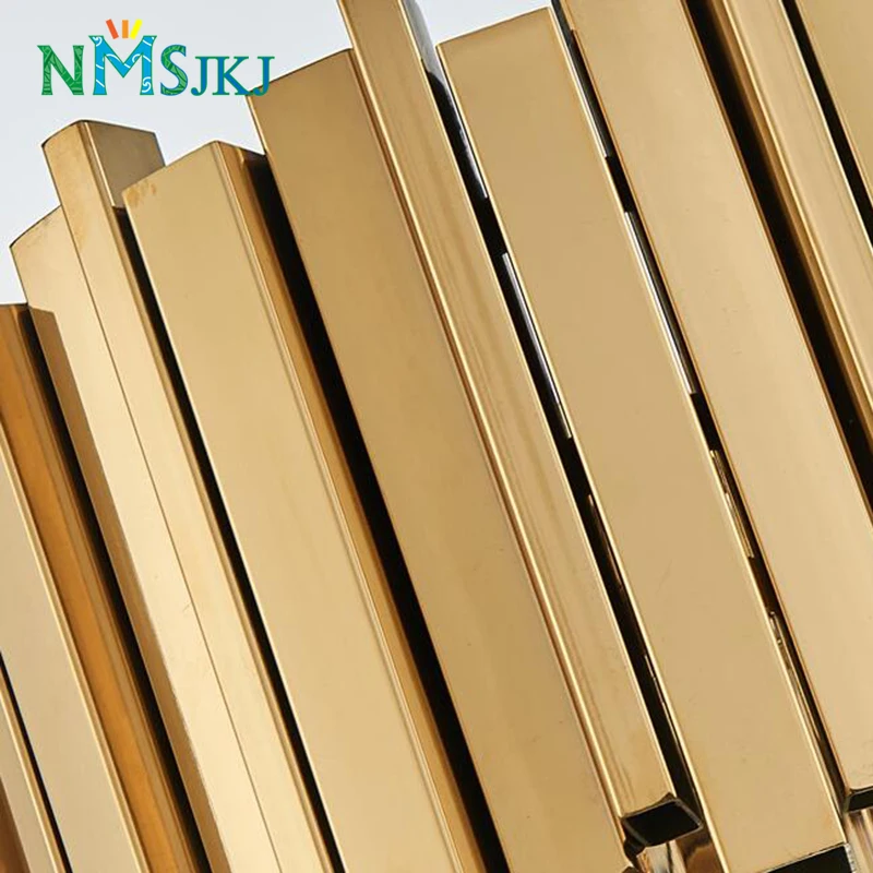 Современная хрустальная люстра для гостиной овальная Роскошная золотая круглая