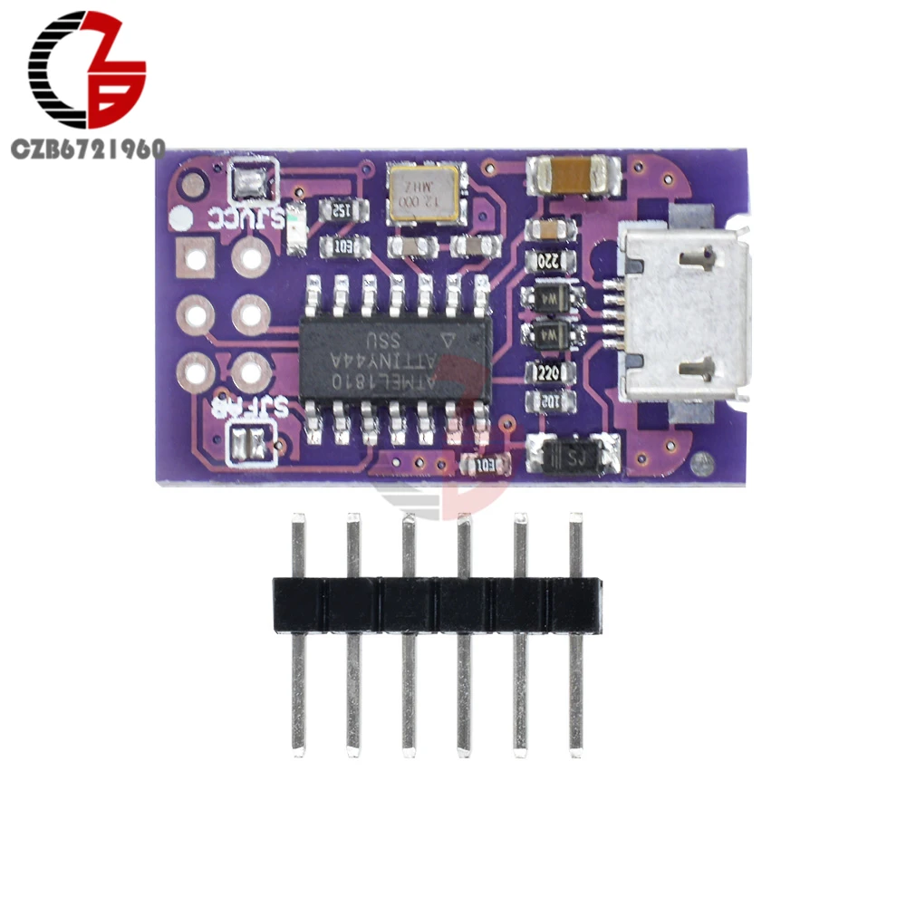 Программирующий модуль ATtiny44 5 в Micro USB Tiny AVR ISP ATTiny45 ATTiny85 USBTinyISP для Arduino IDE Bootloader