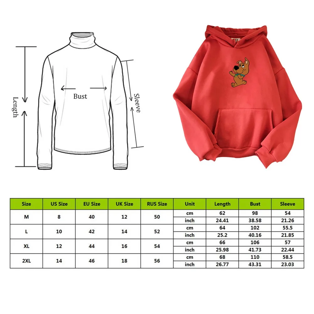 Women Cartoon Print Hoodies Harajuku Sweatshirt Kawaii Korean Style Oversized Women Hoodies Winter Plus Size Female Pullovers
