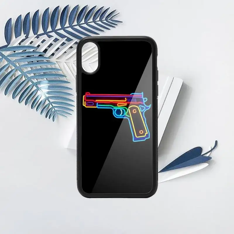 

shooting so cool gun Phone Case TPU For iPhone X XR XS 11 12 mini Pro MAX 6 6S 7 8 Plus SE 2020