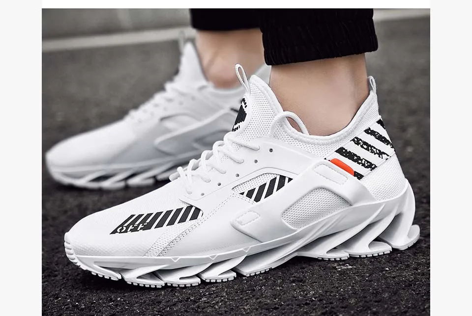 Rommedal man's running shoes Blade bottom shock absorption men sneakers breathable lightweight fashion sport trainers footwear