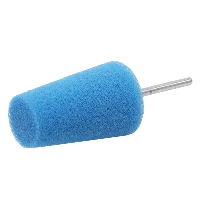 

Wine Red Small Cone Wheel Sponge Steel Ring Car Corner Door Handle Cleaning Polishing Sponge Practical Clearning Tools