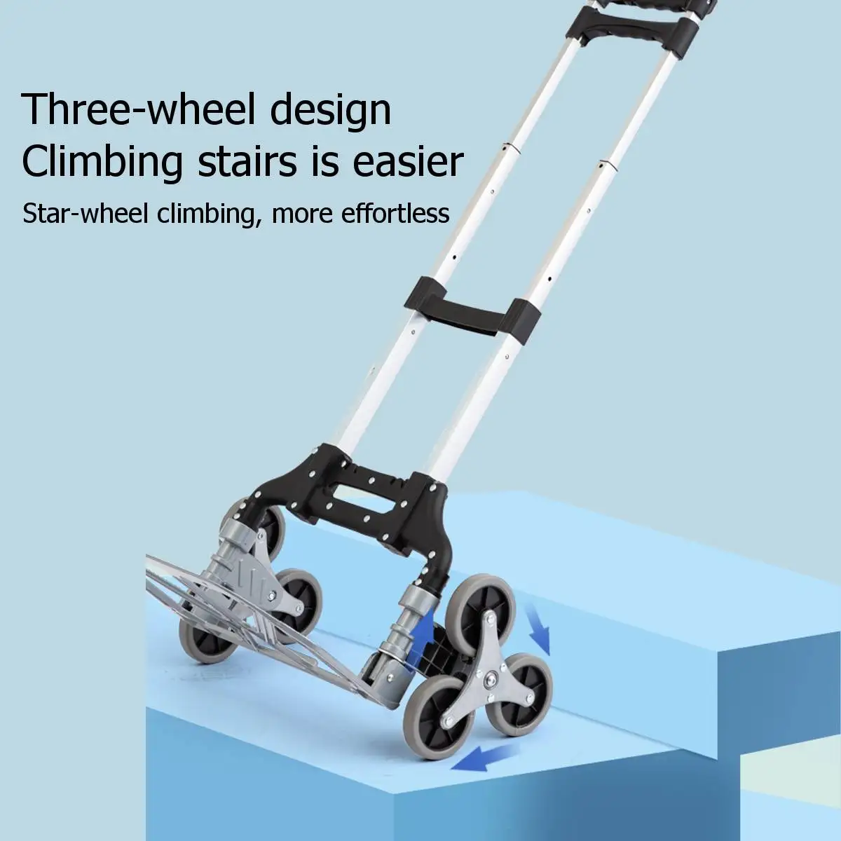 Тележка складная для подъема по лестнице наверху 330 фунтов | Дом и сад