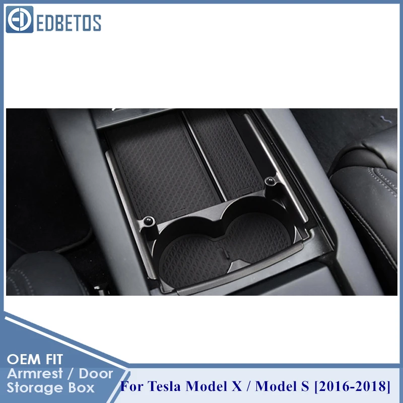 Для Tesla Model S аксессуары для автомобиля Органайзер центра Conosle лоток Аксессуары X