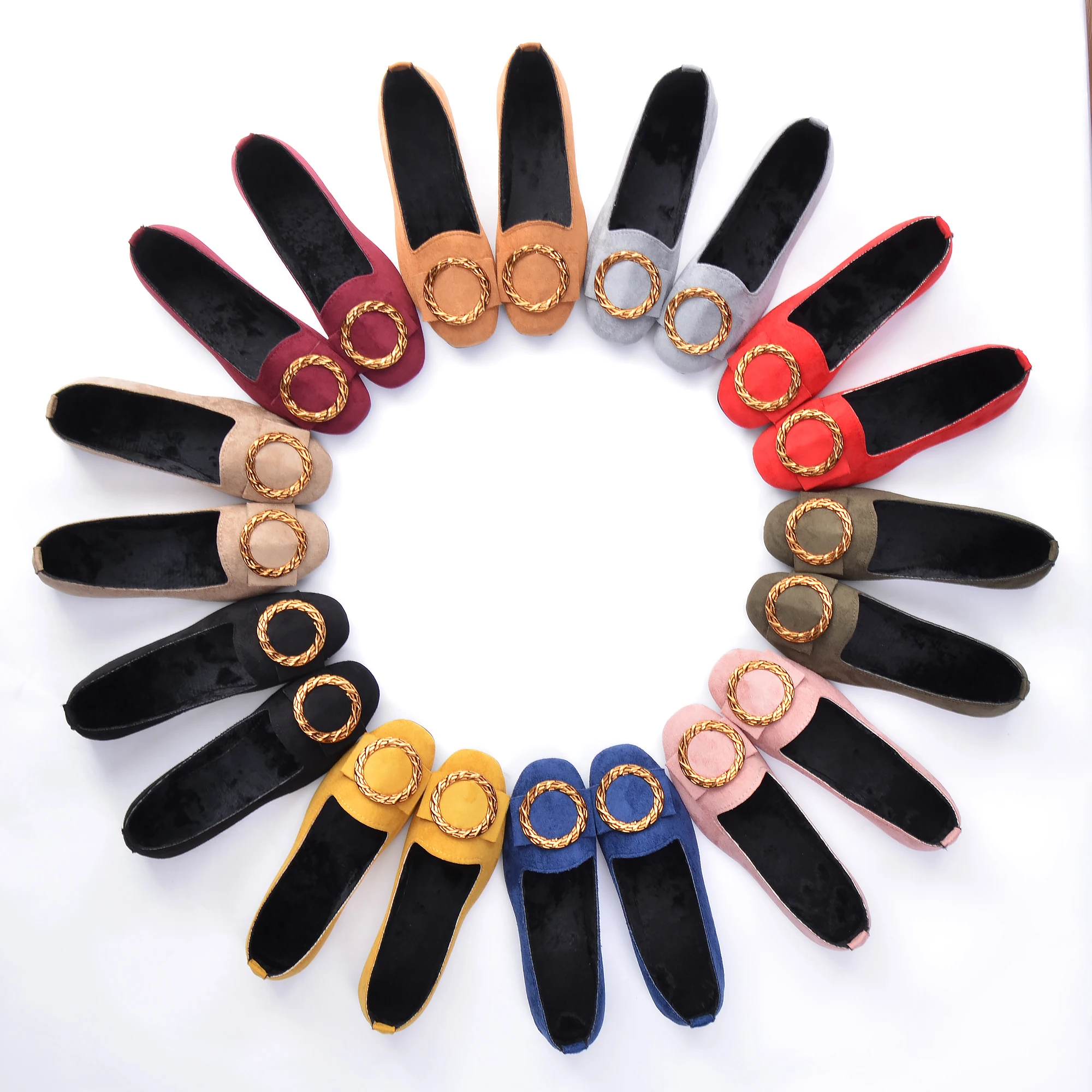 HEE GRAND/модная обувь на плоской подошве с пряжкой элегантный балетный стиль для