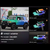 street weapon sw 164 fj cruiser falken coating including a and b accessories simulation model car