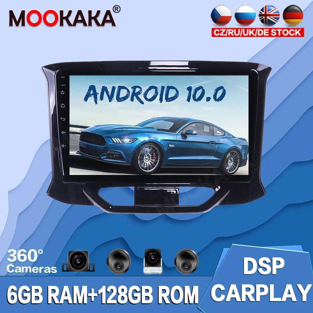 

For Lada Xray Android 10.0 128G Car Multimedia Player Radio GPS Navigation Auto Stereo Recorder Head Unit Audio