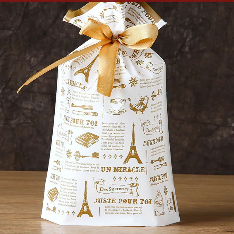 10 шт. пакеты для конфет выпечки печенья свадьбы дня рождения с ручной волнистой