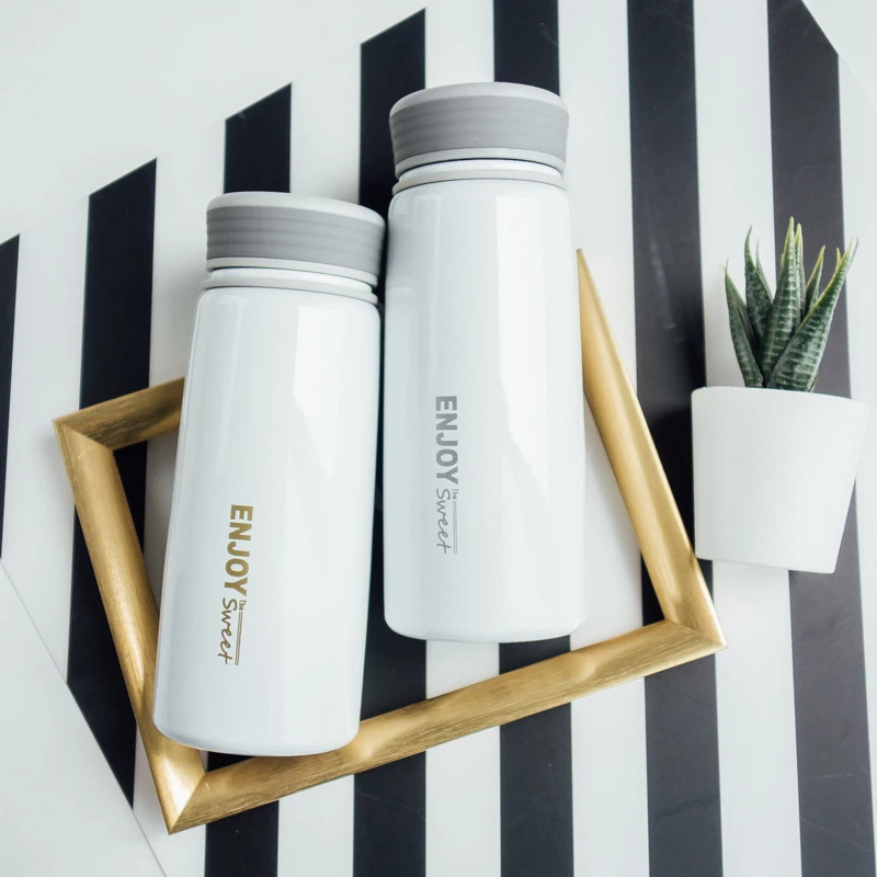 Корейский термос кружка для кофе простая воды еды с контейнерами изолированная