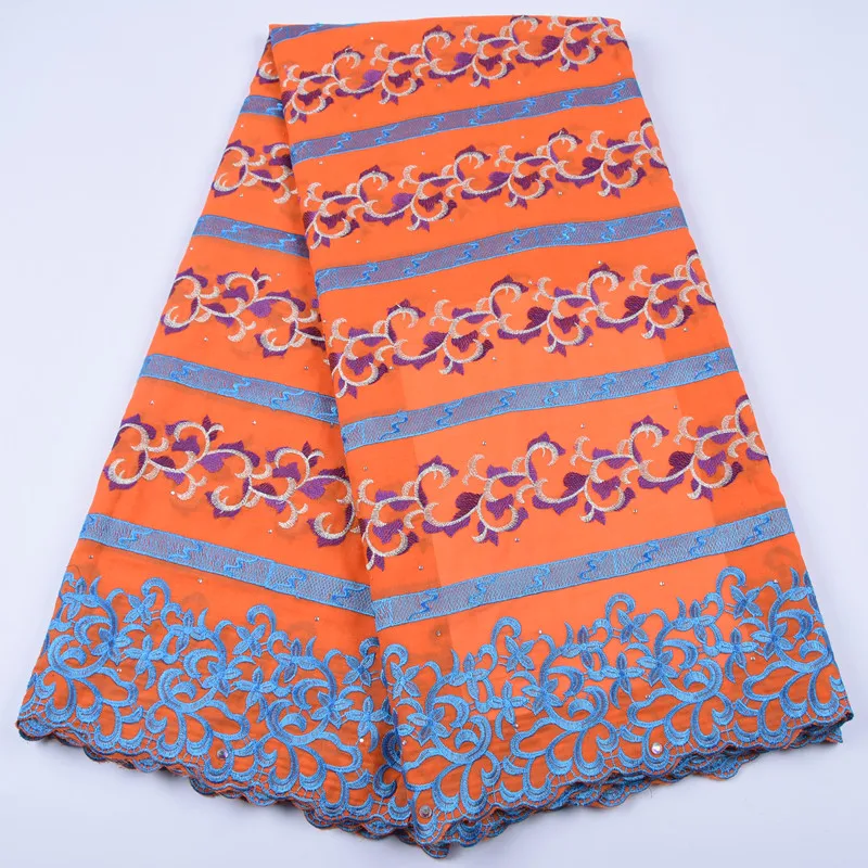 Новая швейцарская хлопковая кружевная ткань цвета лука нигерийская с сухим