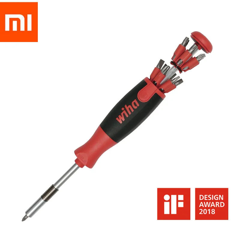 26-in-1 Screwdriver Крепление для спортивной камеры Xiao mi jia Wiha 26 в 1 Набор отверток с Скрытая журнал дизайн точный хром-ванадиевая сталь Сталь двойным концом mi Биты - Цвет: 26-in-1 Screwdriver