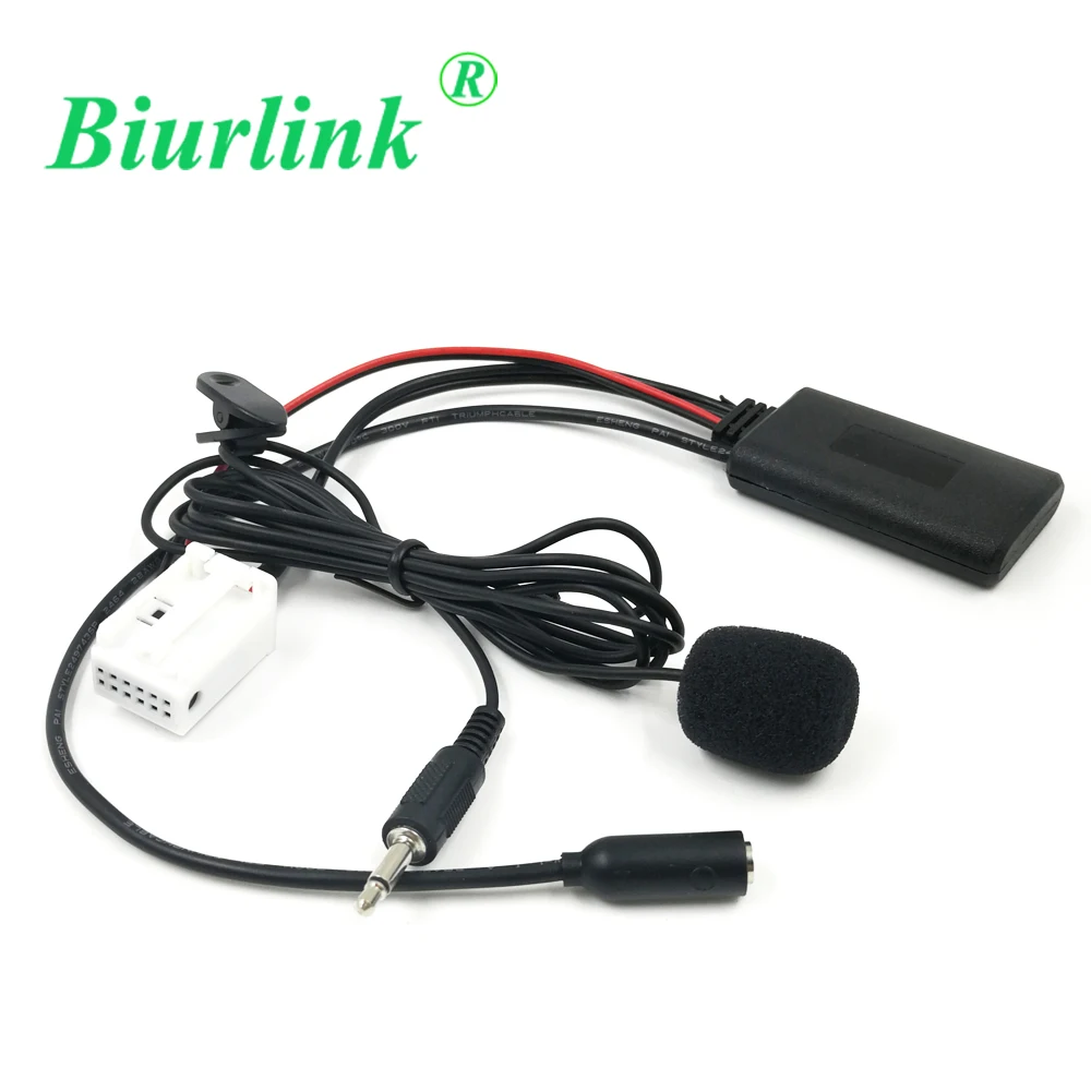 Адаптер для микрофона 12pin Bluetooth аудиовход Aux Audi A3 TT A4 S4 A6 A8 A8L 2007 2014 шесть дисков CD|aux