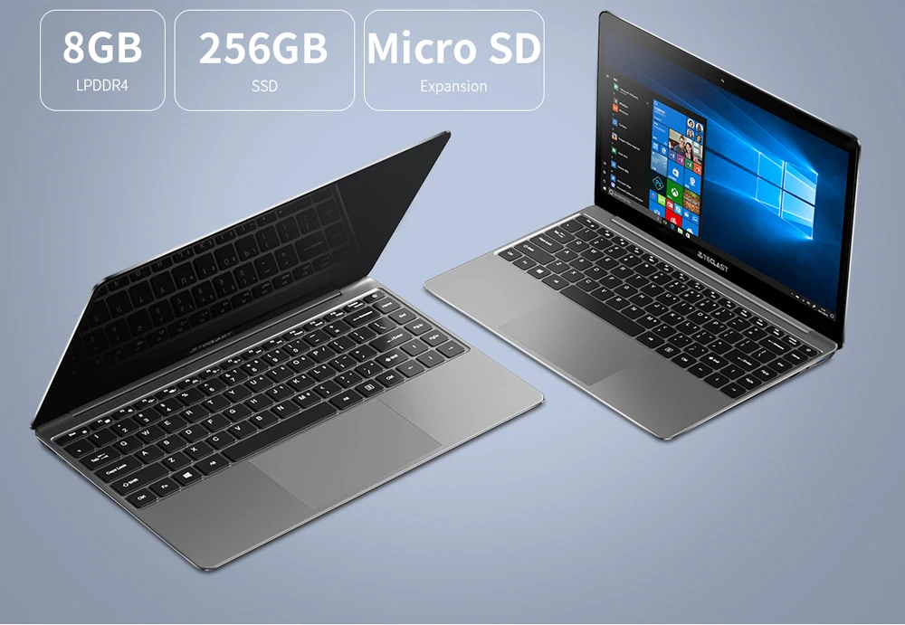 Ноутбук Teclast F7 Plus 14,0 ''Windows 10 Thuis Versie Intel Gemini Lake N4100 четырехъядерный 1,1 ГГц 8 Гб ram 256 ГБ SSD
