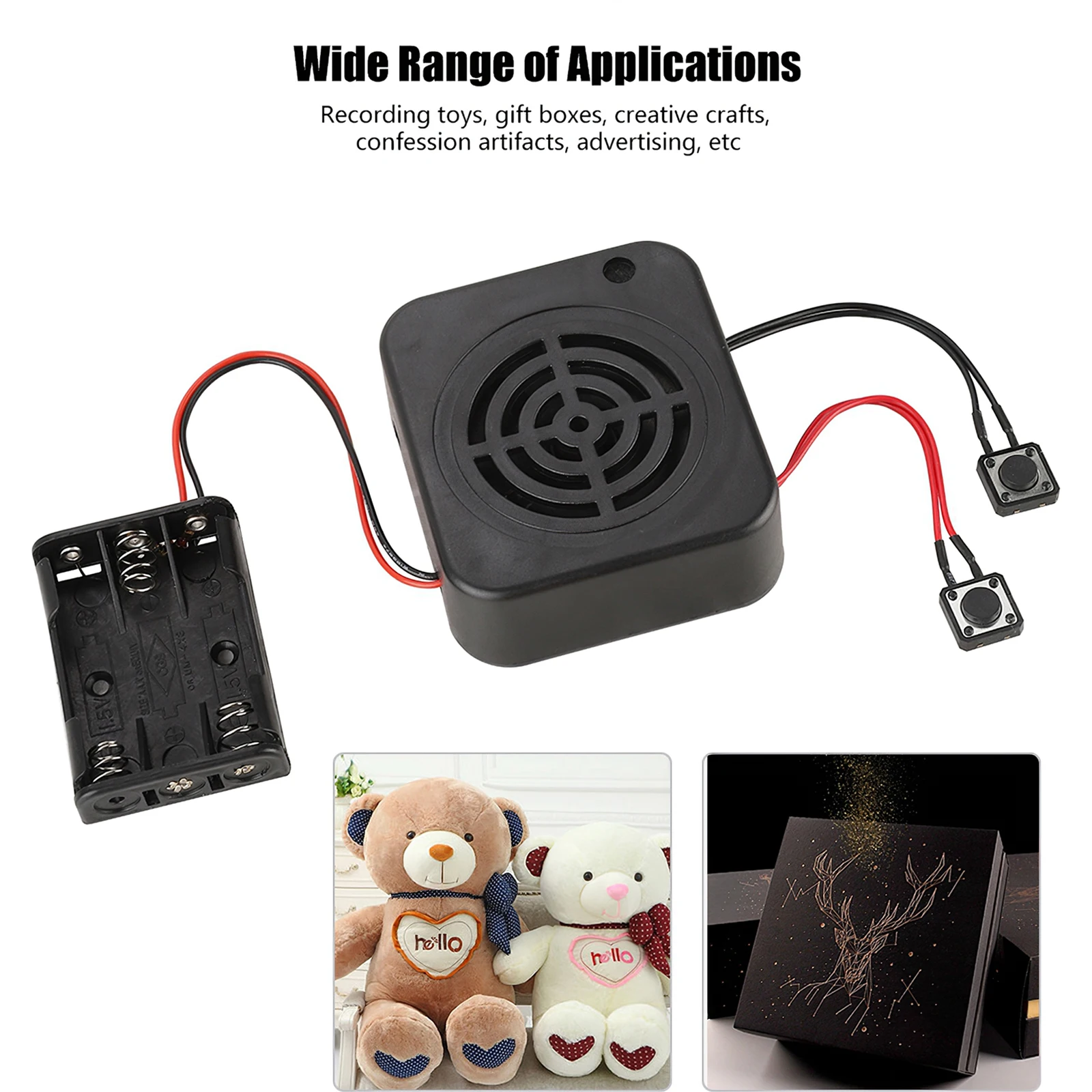 Две кнопки управления звуковой модуль сделай сам для записи игрушек креативные