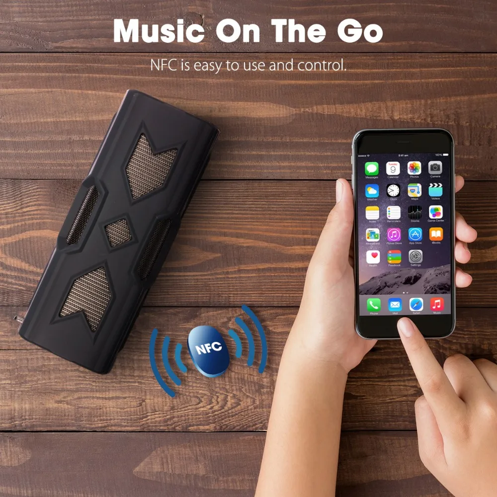 Bluetooth-Колонка Беспроводная Водонепроницаемая с поддержкой NFC 3 5 мА · ч 20 Вт |