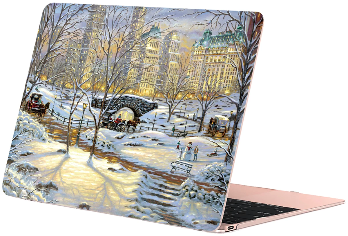 Чехол Sykiila для Macbook Air 11 13 Pro 12 13 15 чехол картина маслом оболочка A1706 A1707 A1989 Сенсорная панель Гог мрамор