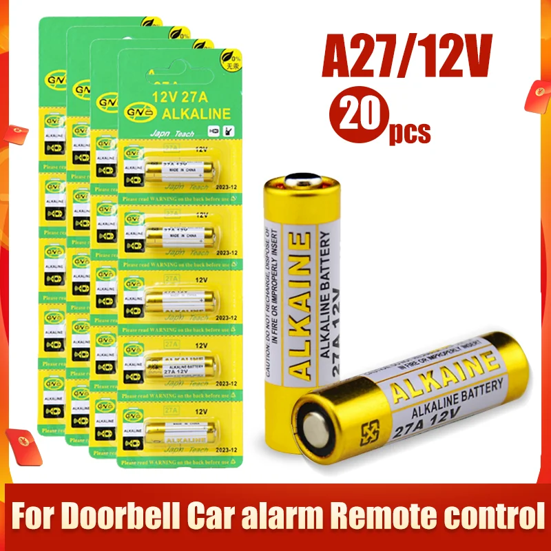 Щелочная батарея G27A MN27 MS27 GP27A A27 L828 V27GA ALK27A A27BP K27A VR27 R27A для дверного | Отзывы и видеообзор