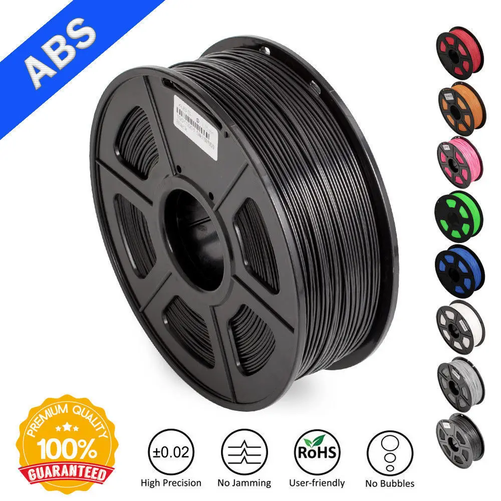 ABS проводящий Филамент для 3D FDM 3 00 мм Вес нетто: 1 кг 2.2LBS с катушка 135 м новые