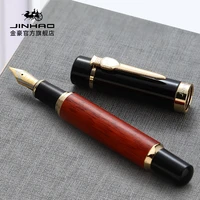 jinhao0 wood fountain pen natural handmade jupiter lucky star wooden beautiful pen 1 0mm0 5mm writing ink pen gift